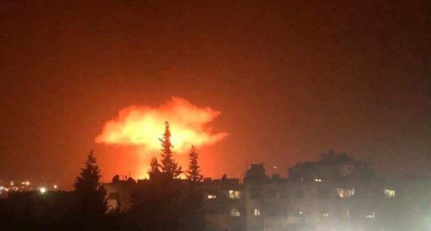 Η αντιαεροπορική άμυνα της Συρίας κατέρριψε ισραηλινούς πυραύλους στα περίχωρα της Δαμασκού