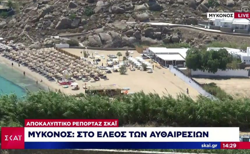 Διαμαρτύρονται στη Μύκονο για τις αυθαιρεσίες: Το νησί δομείται συνεχώς – Μαγαζιά έχουν καταλάβει τις καλύτερες παραλίες