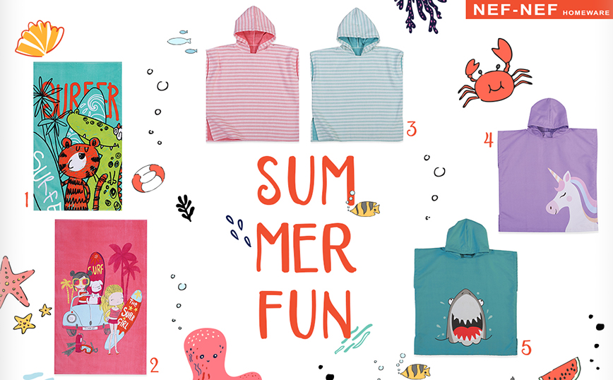 Let the Sunshine in με τη νέα NEF-NEF Homeware Beach Collection