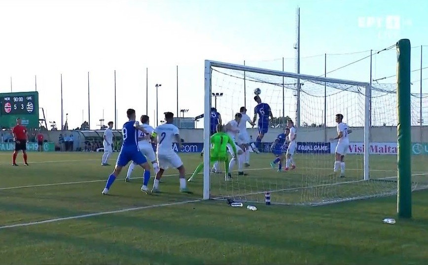 Νορβηγία &#8211; Ελλάδα 5-4 (Euro U19): Έχανε 5-0 στο ημίχρονο, πήγε για επική ανατροπή και ελπίζει για πρόκριση