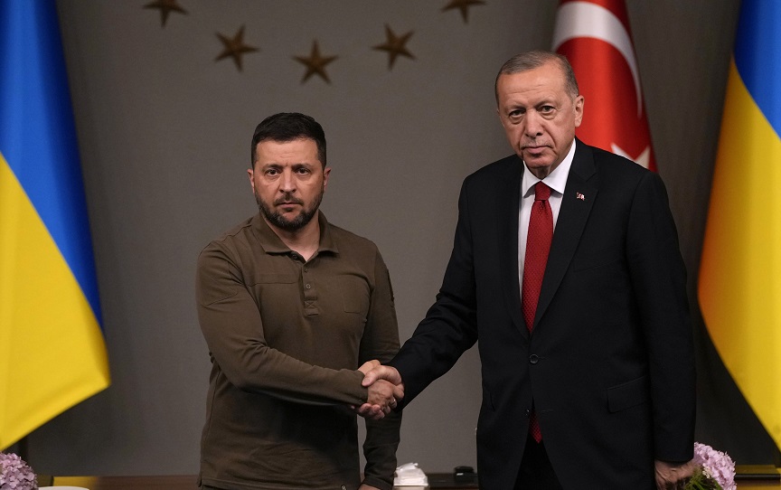 Ζελένσκι σε Ερντογάν: Μαζί πρέπει να αποτρέψουμε μια παγκόσμια επισιτιστική κρίση