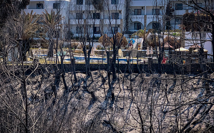 Βαρύ το πλήγμα στον τουρισμό της Ρόδου από τις φωτιές &#8211; Στο 30% οι ακυρώσεις κρατήσεων