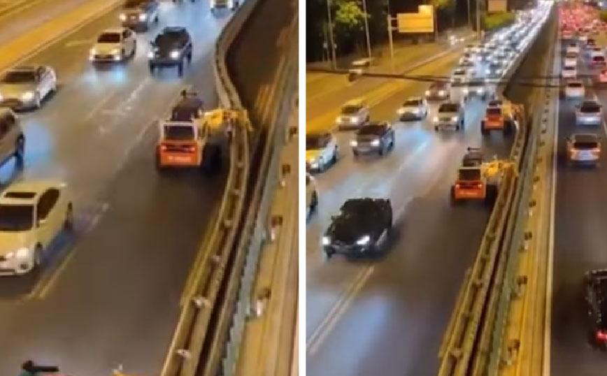 Απλές, καθημερινές κατασκευαστικές εργασίες στους δρόμους της Κίνας