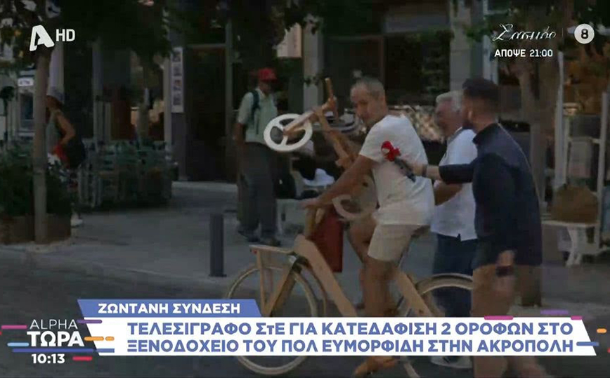 Πολ Ευμορφίδης: Η αντίδρασή του όταν ρεπόρτερ τον πλησίασε ρωτώντας τον για την κατεδάφιση δύο ορόφων στο ξενοδοχείο του