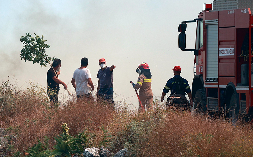 Εκκενώνεται η περιοχή Λούτσες στην Κέκρυρα &#8211; Μήνυμα του 112