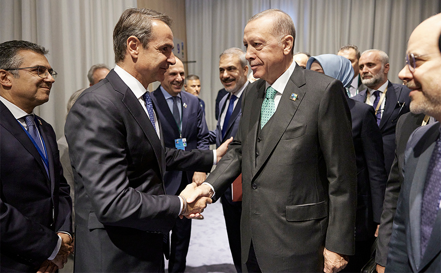 Τετ α τετ μιας ώρας περίπου Μητσοτάκη &#8211; Ερντογάν στο Βίλνιους &#8211; «Ειλικρινής συνάντηση σε καλό κλίμα»