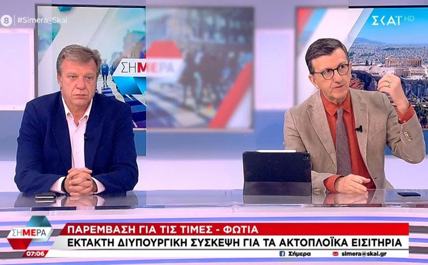 Ένταση στον «αέρα» με Παπαδημητρίου – Πορτοσάλτε: «Είσαι κυβερνητικός εκπρόσωπος» – «Ανακάλεσε»