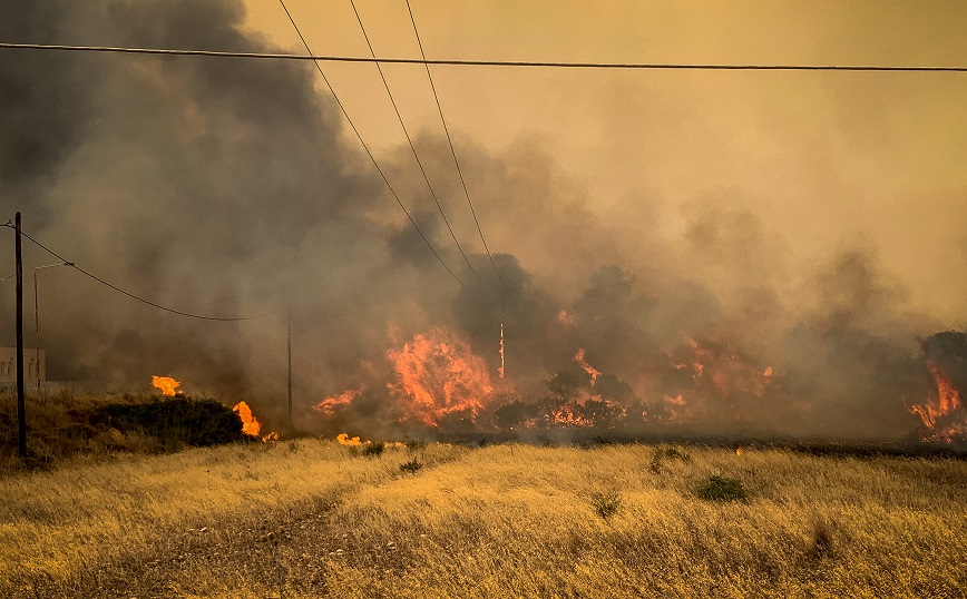Φωτιά σε αγροτοδασική έκταση στο Κιλκίς
