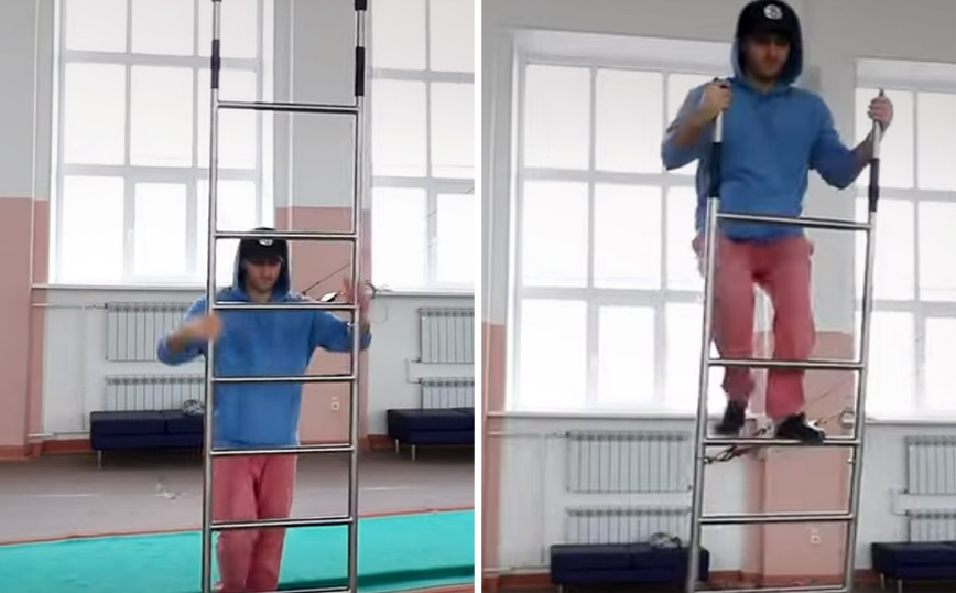 Όταν η σκάλα είναι το αγαπημένο σου παιχνίδι