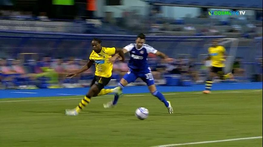 Ντιναμό Ζάγκρεμπ-ΑΕΚ 1-0 Ημίχρονο: Δείτε το γκολ με το οποίο προηγούνται οι Κροάτες