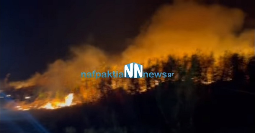 Πυρκαγιά σε αγροτοδασική έκταση στον Γαλατά Ναυπακτίας