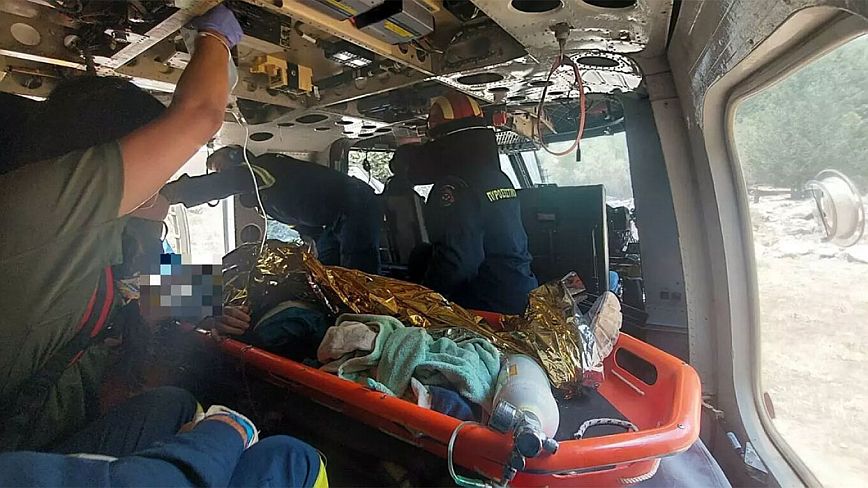 Διασωληνωμένος και σε κρίσιμη κατάσταση ο 45χρονος Ισπανός που τραυματίστηκε στο Φαράγγι της Σαμαριάς