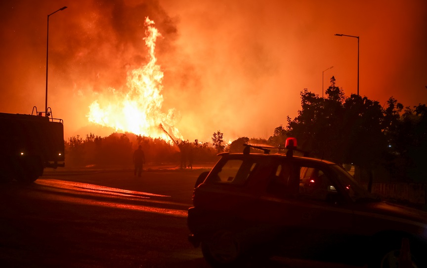 Μάχη για 5η ημέρα με τις φλόγες στην Αλεξανδρούπολη &#8211; Ανησυχία για το μέτωπο της φωτιάς στη Δαδιά