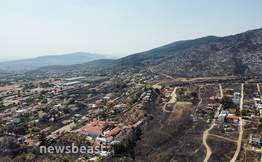 Αεροφωτογραφίες από Αγία Παρασκευή - Μενίδίου πρόποδες Πάρνηθας Αεροφωτογραφίες από Αγία Παρασκευή - Μενίδίου πρόποδες Πάρνηθας