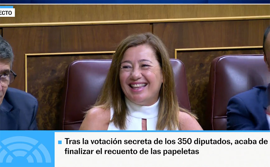 Πρόεδρος της βουλής της Ισπανίας η υποψήφια του Σοσιαλιστικού Κόμματος Φρανθίνα Αρμεγκόλ