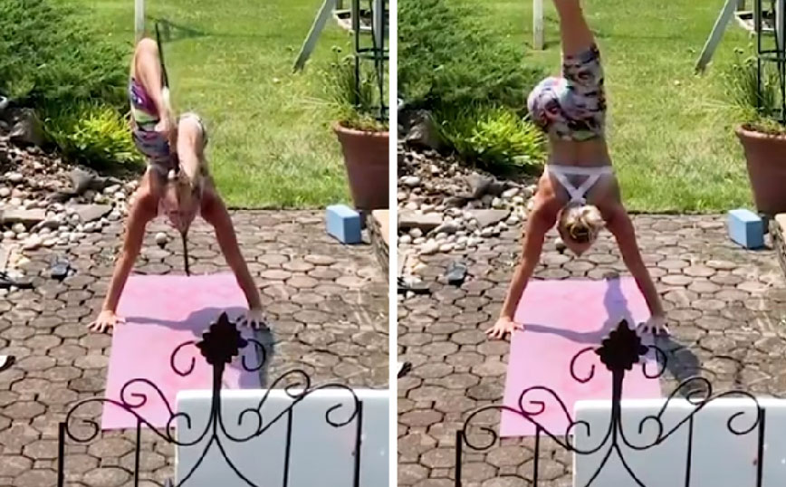 Το κορίτσι &#8211; λάστιχο&#8230; τοξοβόλος