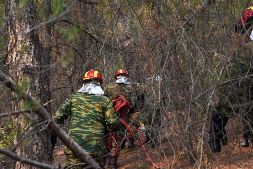 Συνολικά 12.500 άτομα των Ενόπλων Δυνάμεων εμπλέκονται στις επιχειρήσεις πρόληψης και κατάσβεσης πυρκαγιών