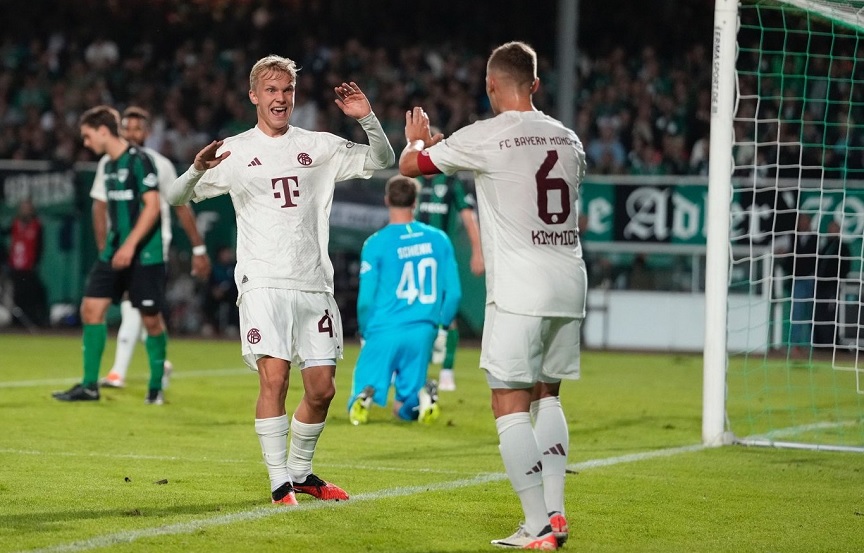 Κύπελλο Γερμανίας: Η Μπάγερν Μονάχου ξεπέρασε άνετα με 4-0 την Μίνστερ και προκρίθηκε στην επόμενη φάση