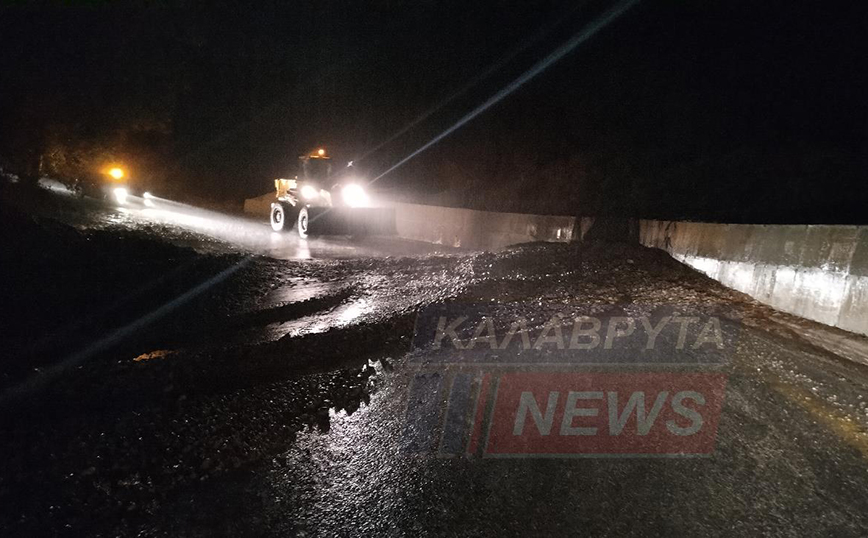 Προβλήματα στην περιοχή των Καλαβρύτων έχει προκαλέσει η κακοκαιρία Elias