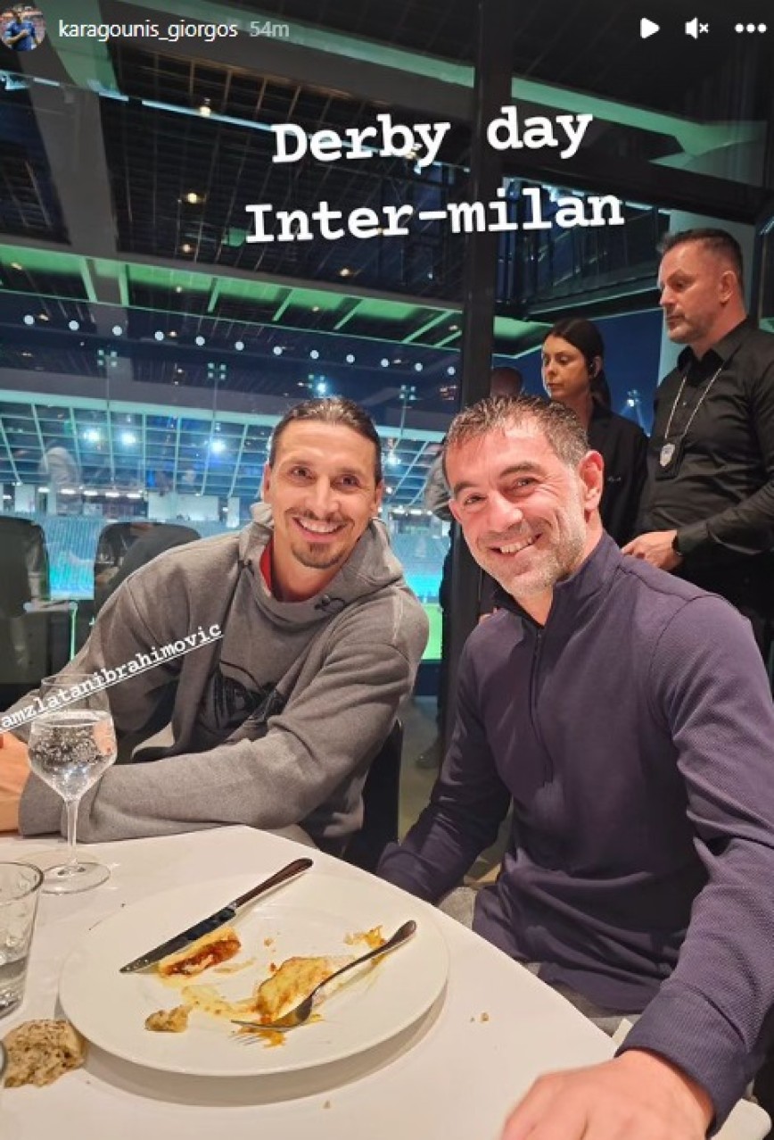 Γιώργος Καραγκούνης και Ζλάταν Ιμπραΐμοβιτς