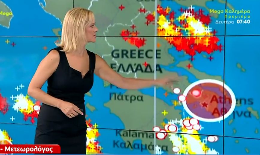 «Έχουμε έναν πυρήνα καταιγίδων που πλησιάζει την Αθήνα» &#8211; Η εξέλιξη του καιρού τις επόμενες ώρες και ημέρες