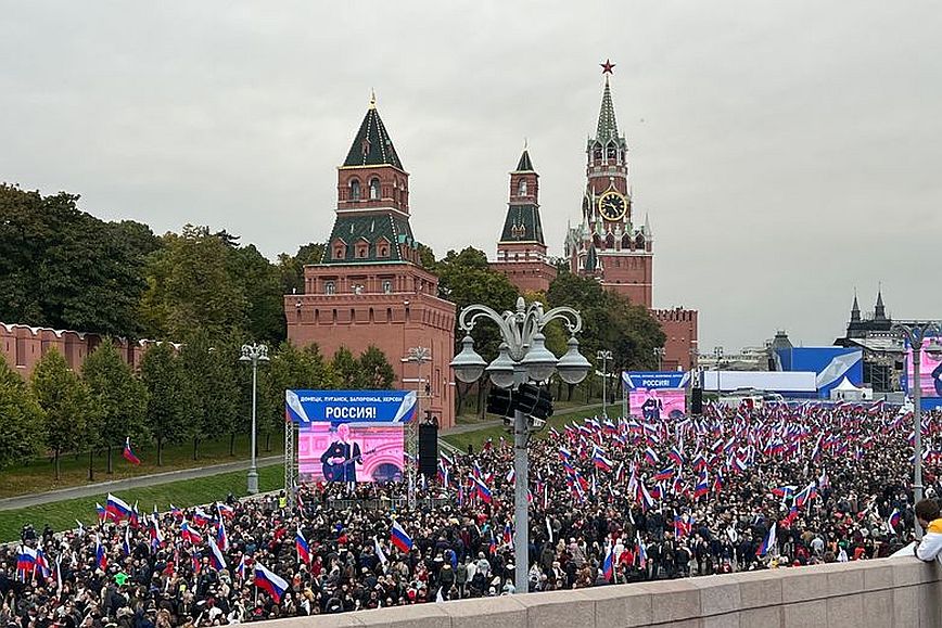 Ρωσία: Συναυλία στην Κόκκινη Πλατεία για τον έναν χρόνο από την προσάρτηση τεσσάρων ουκρανικών περιοχών