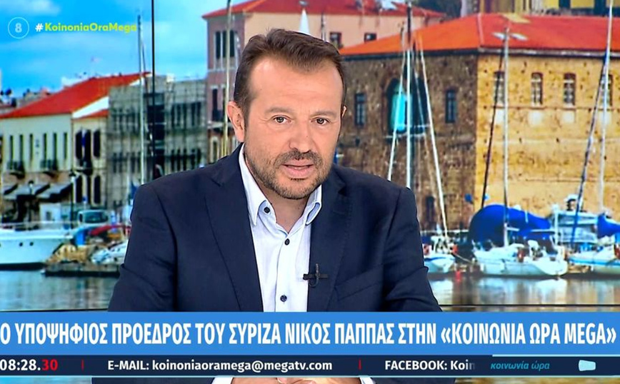 Νίκος Παππάς: Δεν αισθάνομαι καμία απειλή από τον Κασσελάκη &#8211; Με την επιλογή του ο Τσίπρας δεν άφησε περιθώριο παρερμηνειών