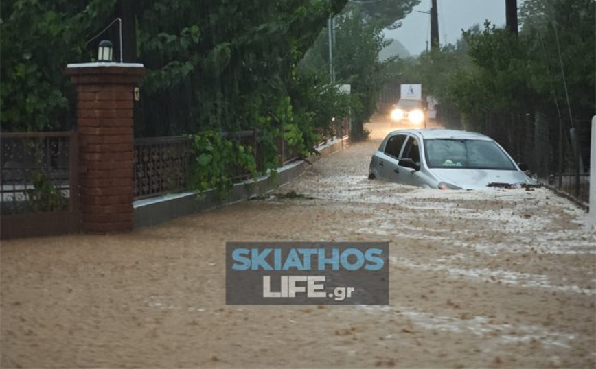 Σε lockdown και η Σκιάθος, το μήνυμα του 112 &#8211; Προβλήματα από την κακοκαιρία και στις Σποράδες