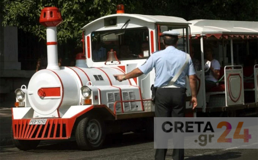 Τουριστικό τρενάκι παρέσυρε πεζό στο Ηράκλειο Κρήτης – Σε σοβαρή κατάσταση ο άνδρας