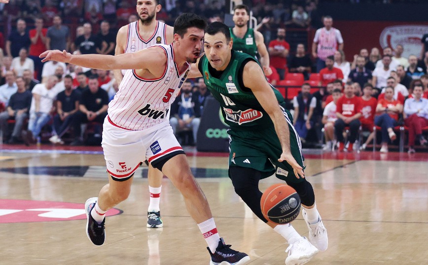 Ολυμπιακός – Παναθηναϊκός 54-66: Πράσινο το ντέρμπι στην επιστροφή του Σλούκα στο ΣΕΦ