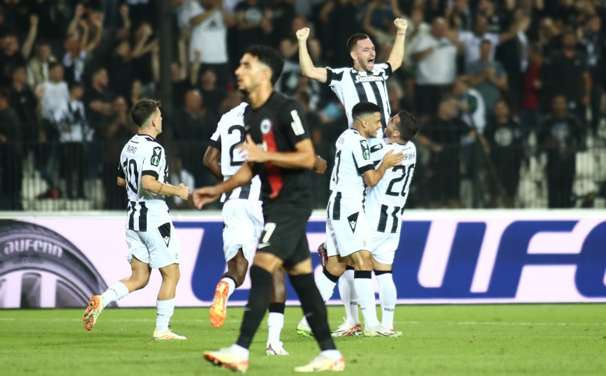 ΠΑΟΚ – Άιντραχτ Φρανκφούρτης: 1-0 στο 28′ ο Ζίβκοβιτς