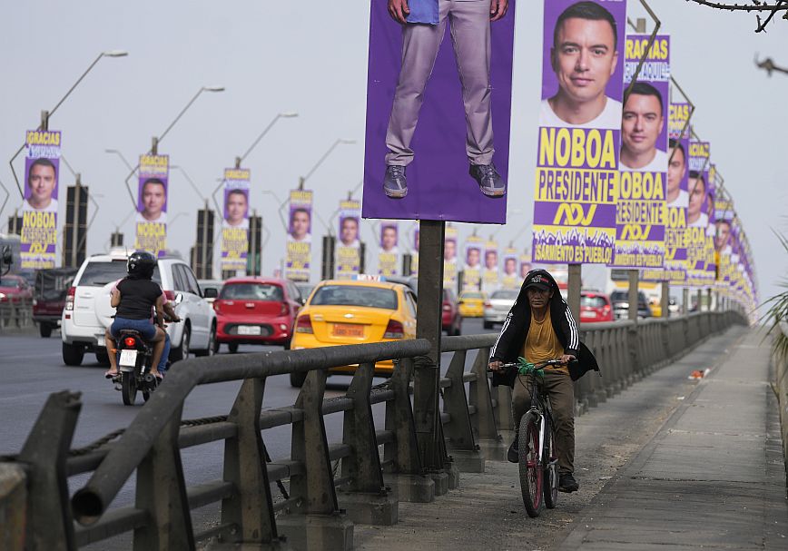 Εκλογές στον Ισημερινό για την ανάδειξη προέδρου με φόντο τη διαχείριση της ανασφάλειας
