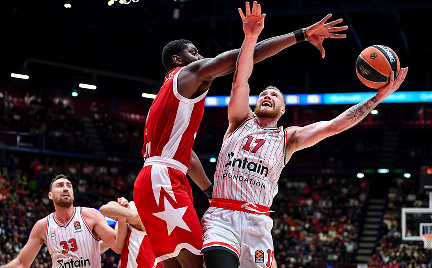 Euroleague: Η Αρμάνι νίκησε τον Ολυμπιακό με 65-53