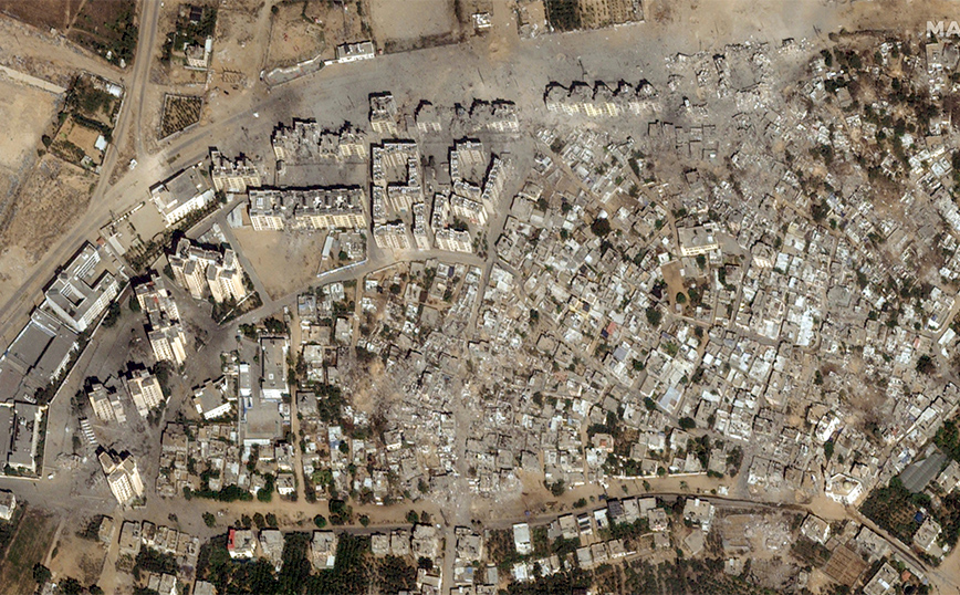 Το πριν και το μετά τους ισραηλινούς βομβαρισμούς στη Γάζα σε δορυφορικές εικόνες Το πριν και το μετά τους ισραηλινούς βομβαρισμούς στη Γάζα σε δορυφορικές εικόνες