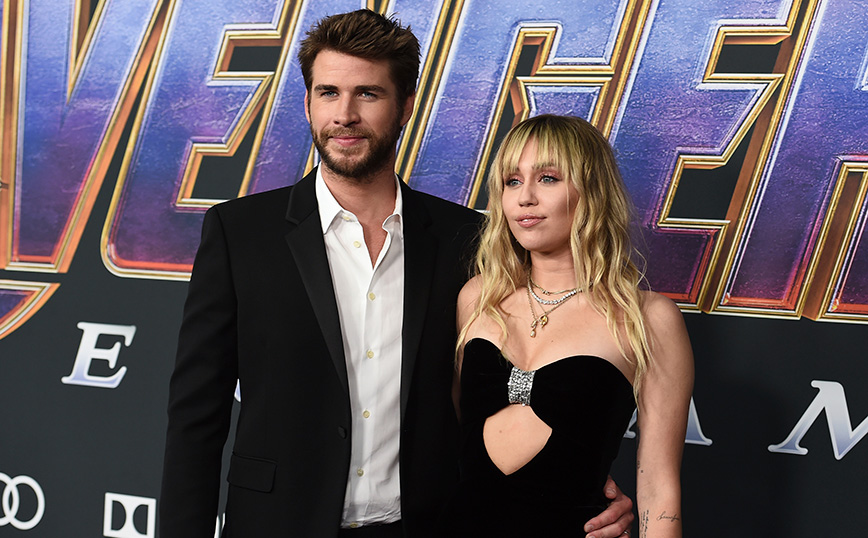 Ο Λίαμ Χέμσγουορθ και η Μάιλι Σάιρους Ο Λίαμ Χέμσγουορθ και η Μάιλι Σάιρους