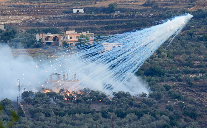 Ο ισραηλινός στρατός έπληξε 40 στόχους της Χεζμπολάχ στον νότιο Λίβανο