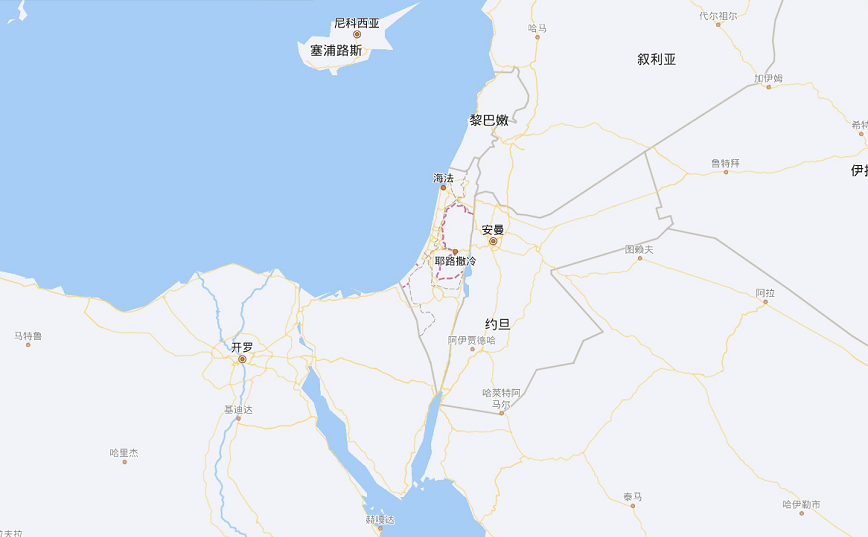 Η Κίνα έσβησε το όνομα του Ισραήλ στους χάρτες της Μέσης Ανατολής