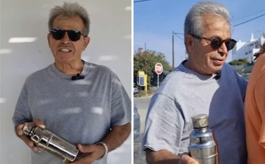 Υποψήφιος δημοτικός σύμβουλος στη Μύκονο τρολάρει τις λακκούβες στους δρόμους φτιάχνοντας… κοκτέιλ