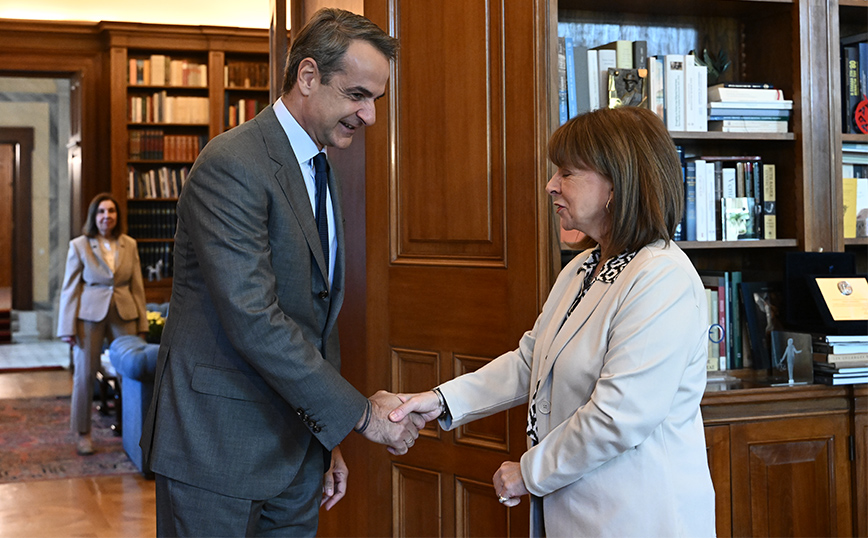 Ο Κυριάκος Μητσοτάκης θα συναντηθεί την Τετάρτη με την Πρόεδρο της Δημοκρατίας