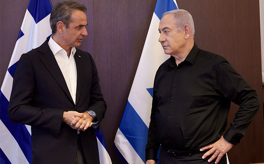 Τηλεφωνική επικοινωνία Μητσοτάκη με τον Μπενιαμίν Νετανιάχου