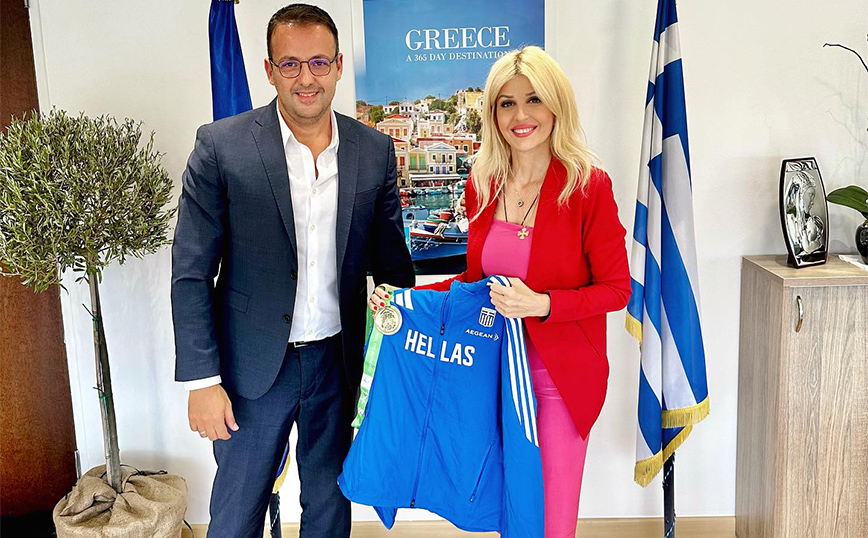 Συνάντηση της Υφυπουργού Τουρισμού Έλενας Ράπτη με τον Γενικό Διευθυντή της Ομοσπονδίας ΣΕΓΑΣ Σωτήρη Κυρανάκο