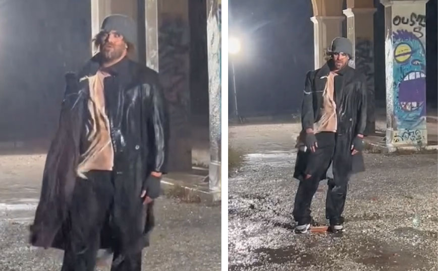 Ο Γιώργος Σαμπάνης «μεταμορφώθηκε» σε άστεγο &#8211; Backstage βίντεο από τα γυρίσματα του νέου του κλιπ