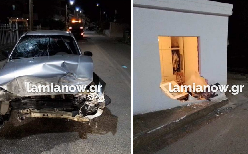 Έπεσε με το ΙΧ του πάνω σε σπίτι και γκρέμισε την κρεβατοκάμαρα – Τραυματίστηκαν δύο άτομα