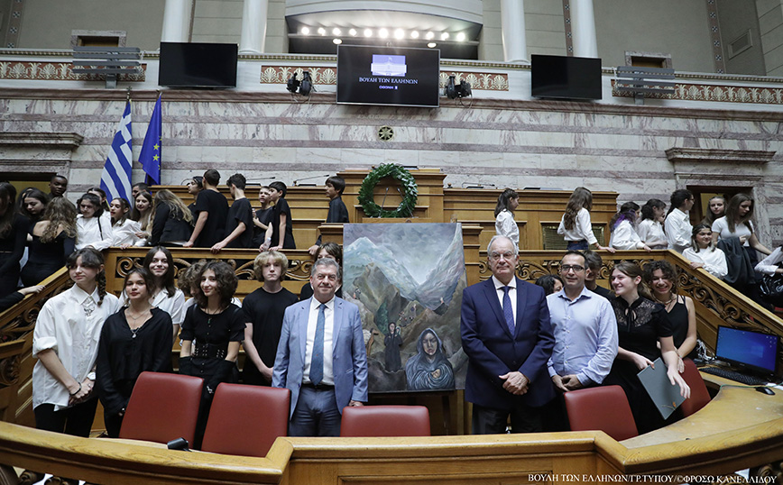 Βουλή: Στην αποτύπωση του πολέμου του 1940 μέσα από γελοιογραφίες της εποχής επικεντρώθηκε η εκδήλωση για την εθνική επέτειο