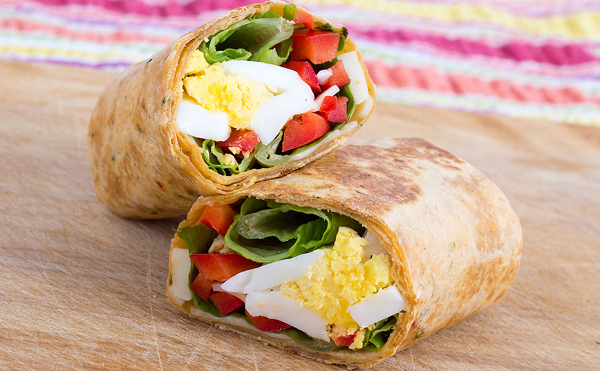 τορτίγια με αυγό τορτίγια με αυγό