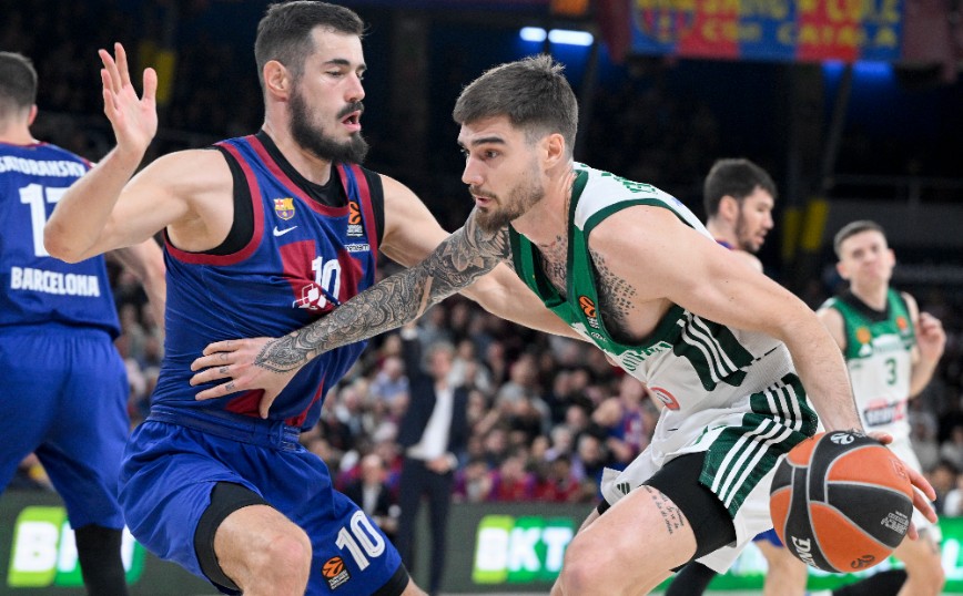 Euroleague: Ήττα για τον Παναθηναϊκό με 80-72 από τη Μπαρτσελόνα