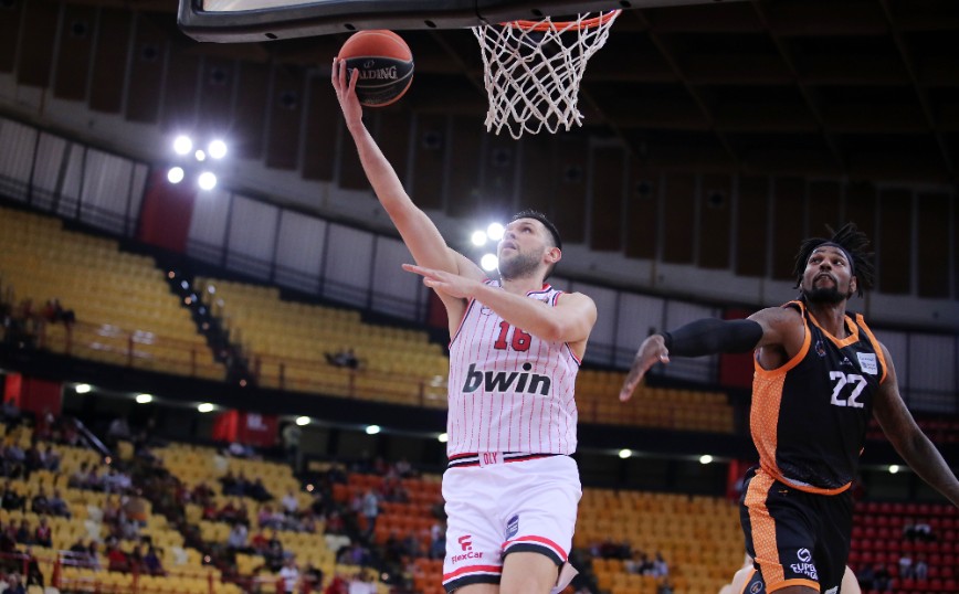 Basket League: Εύκολη νίκη για τον Ολυμπιακό επί του Προμηθέα με 92-75