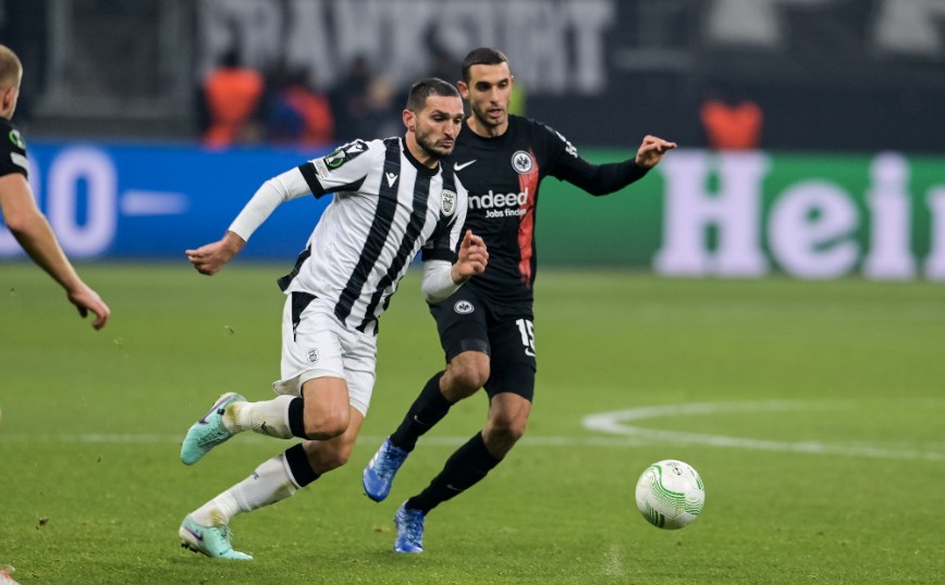 Άιντραχτ Φρανκφούρτης – ΠΑΟΚ: Το 0-0 έγινε 1-1 μέσα σε 3 λεπτά