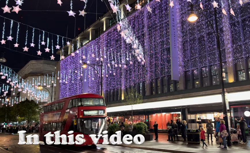 Σε ρυθμούς Χριστουγέννων το Λονδίνο: Άναψαν τα εορταστικά φώτα στην Oxford Street