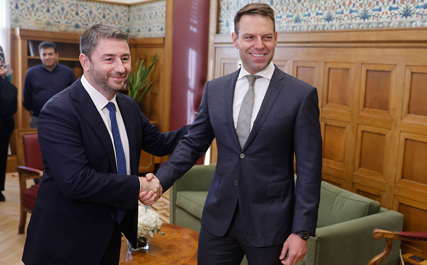 Ο Νίκος Ανδρουλάκης και ο Στέφανος Κασσελάκης